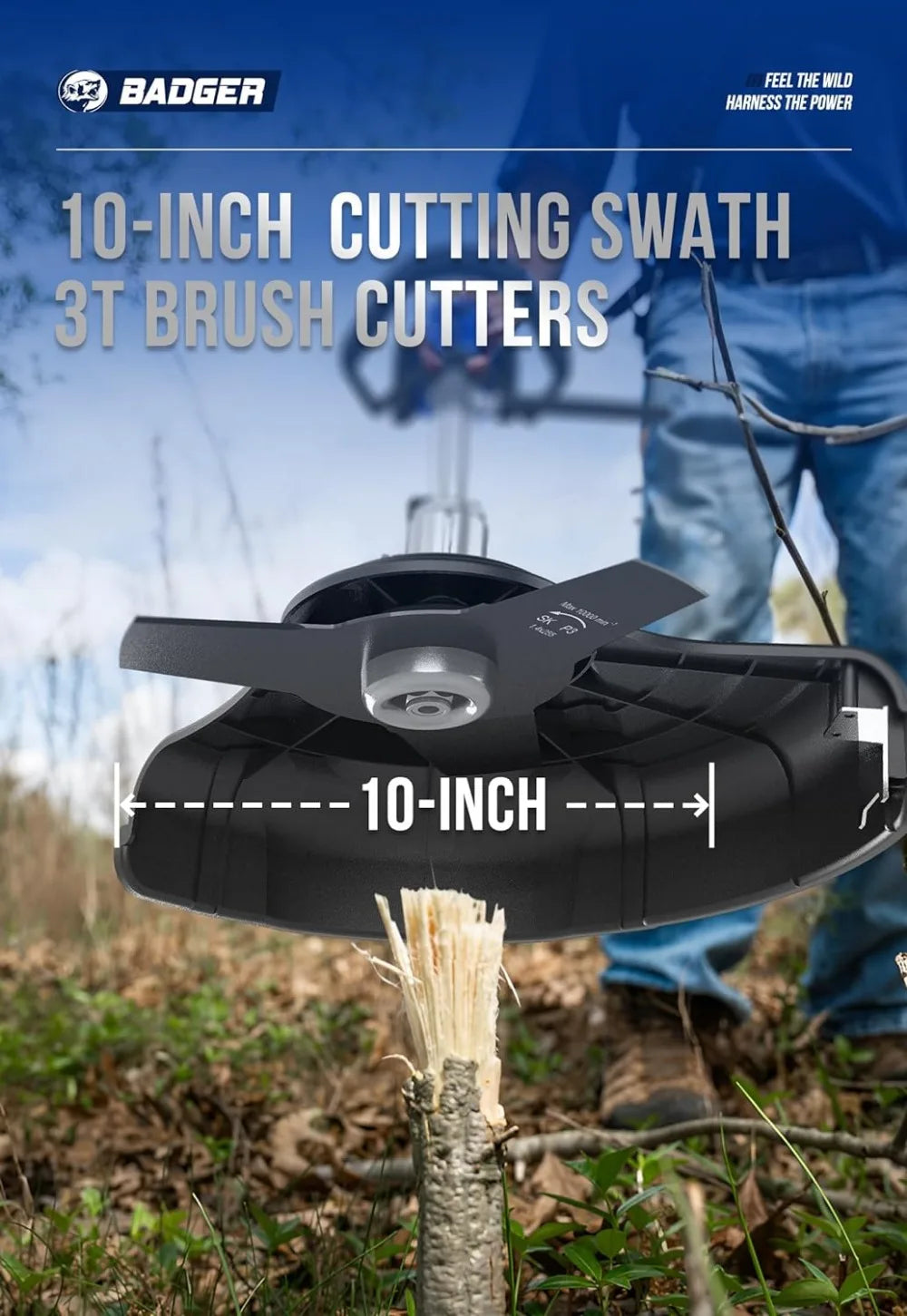 40V Cordless Weed Wacker String Trimmer