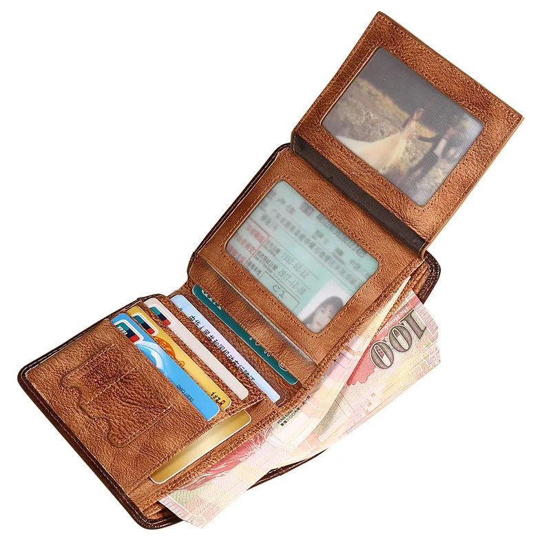 Genuine Leather Men Wallet