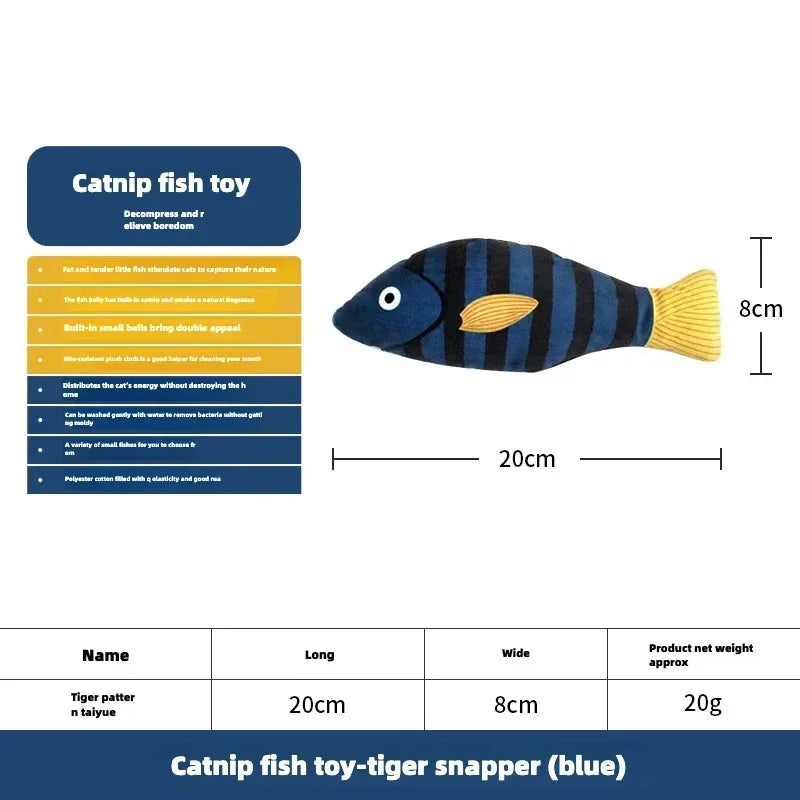 Simulation Fish Interactive Chew Toy for Cat