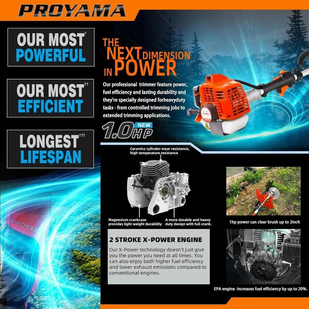 3-in-1 Gas String Trimmer