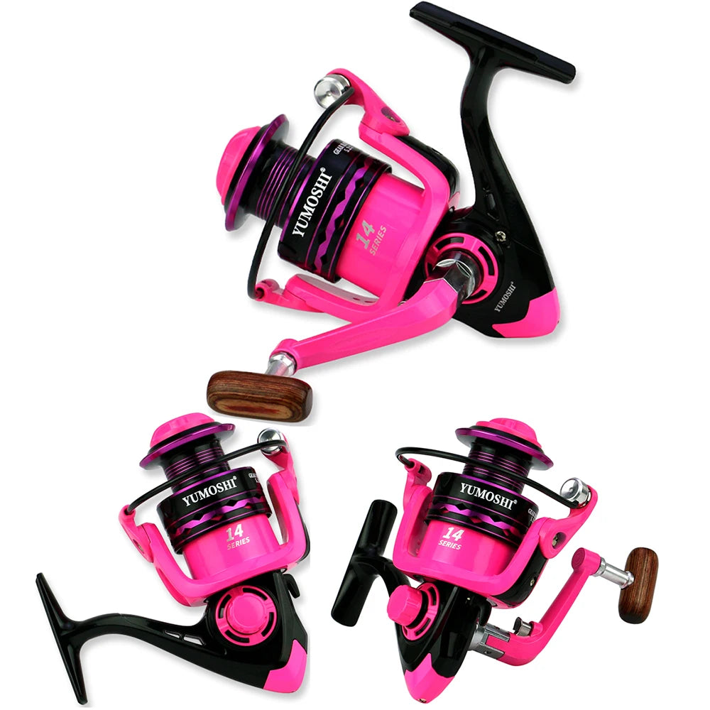 1.5m-2.4m Lure Spinning Fishing Rod and Reel Combo Set