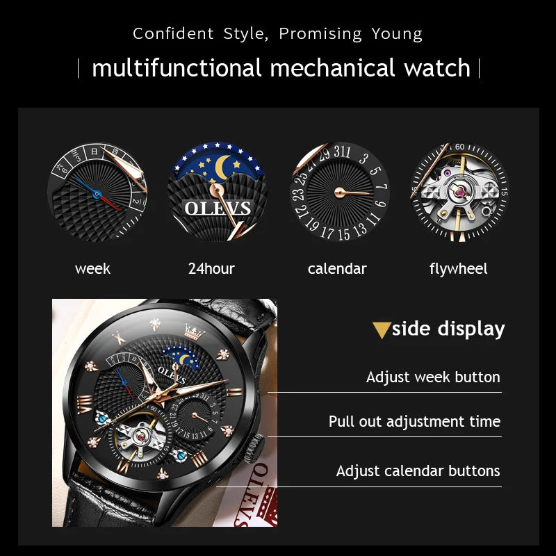Business Skeleton Wristwatch