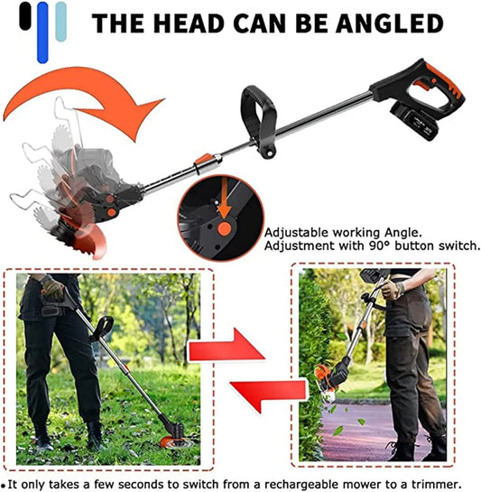 Electric Weed Eater with 2 Batteries