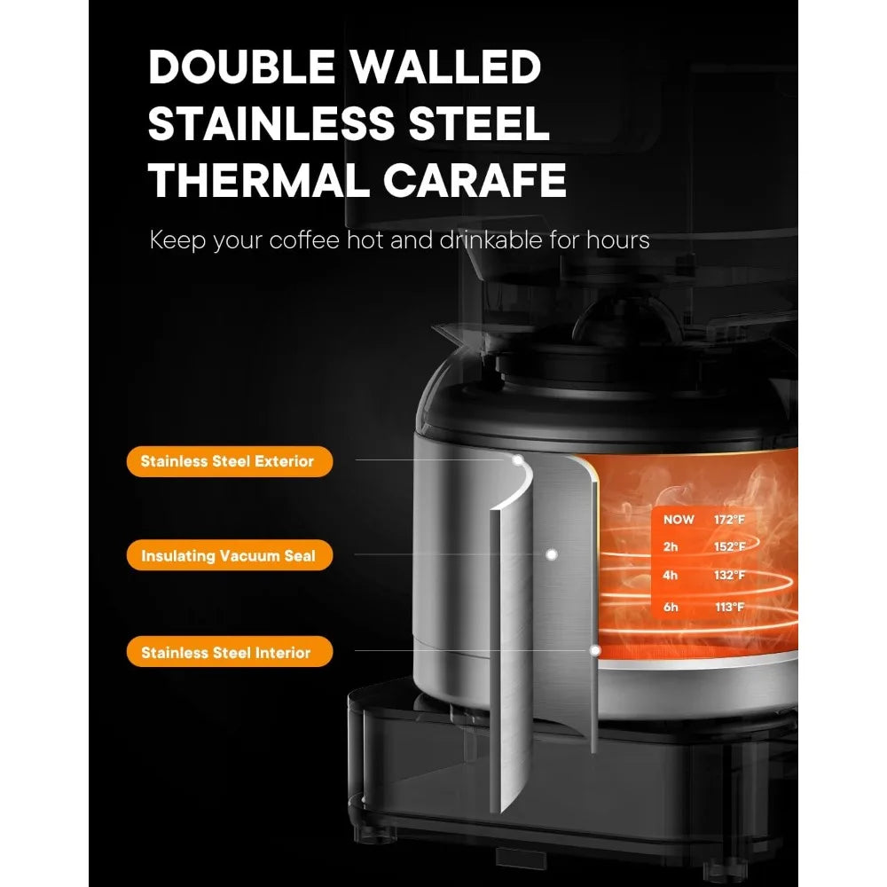 Touch-Screen Drip Coffee Machine