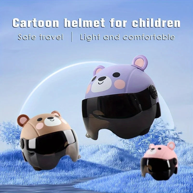 Child Riding Bike Safety Helmet