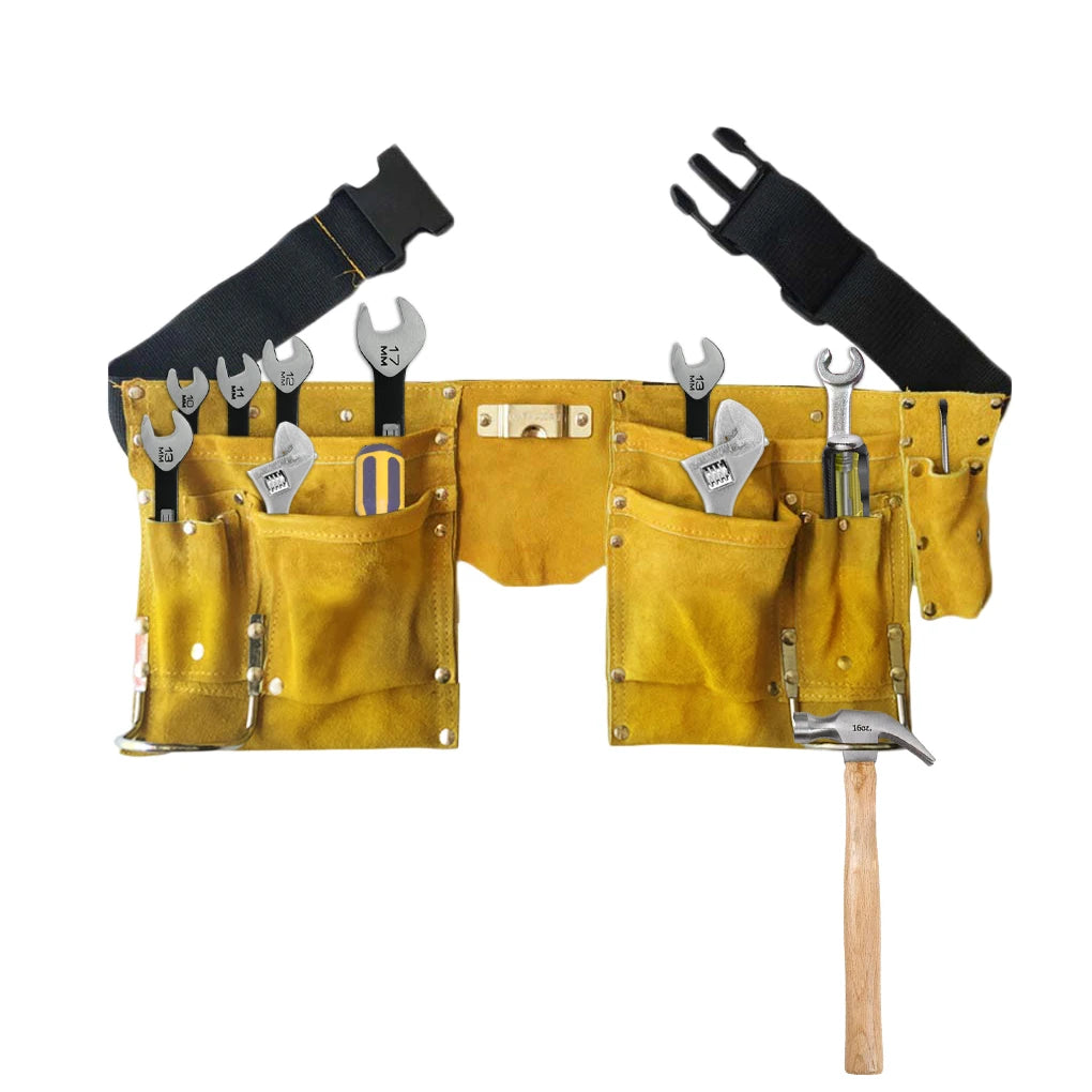 Leather Tool Belt Electrician Work Apron