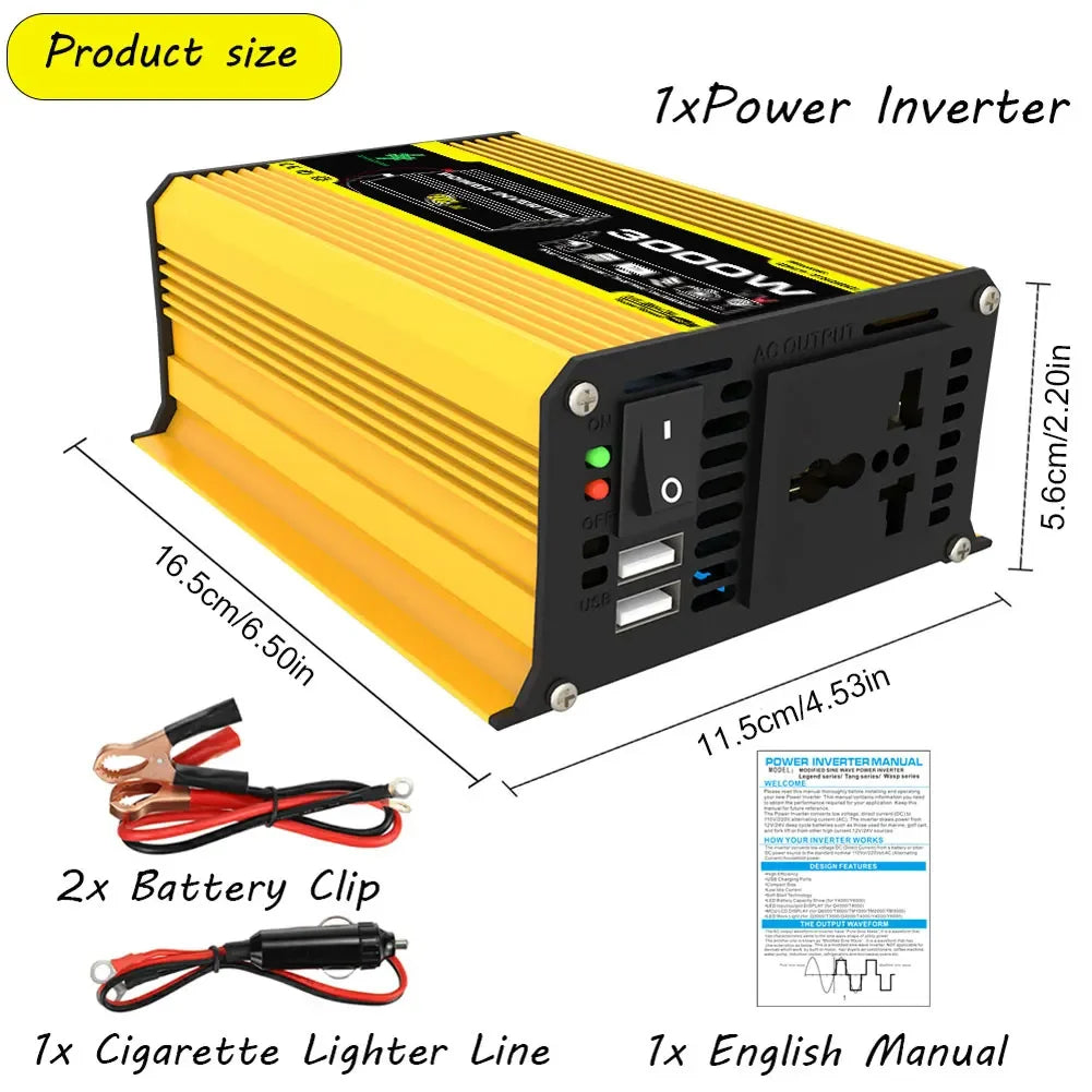 12V To AC 110/220V Inverter