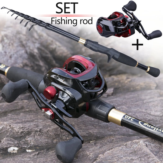 Casting Fishing Rod Combo Set