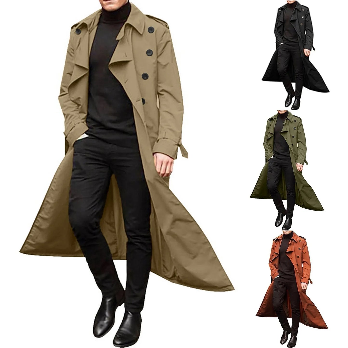 Men Fashion Overcoat Jacket