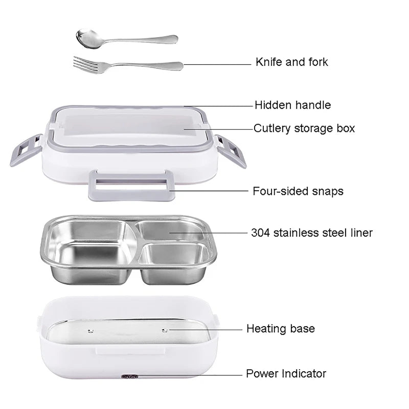 2 in 1 Car Home Electric Lunch Box