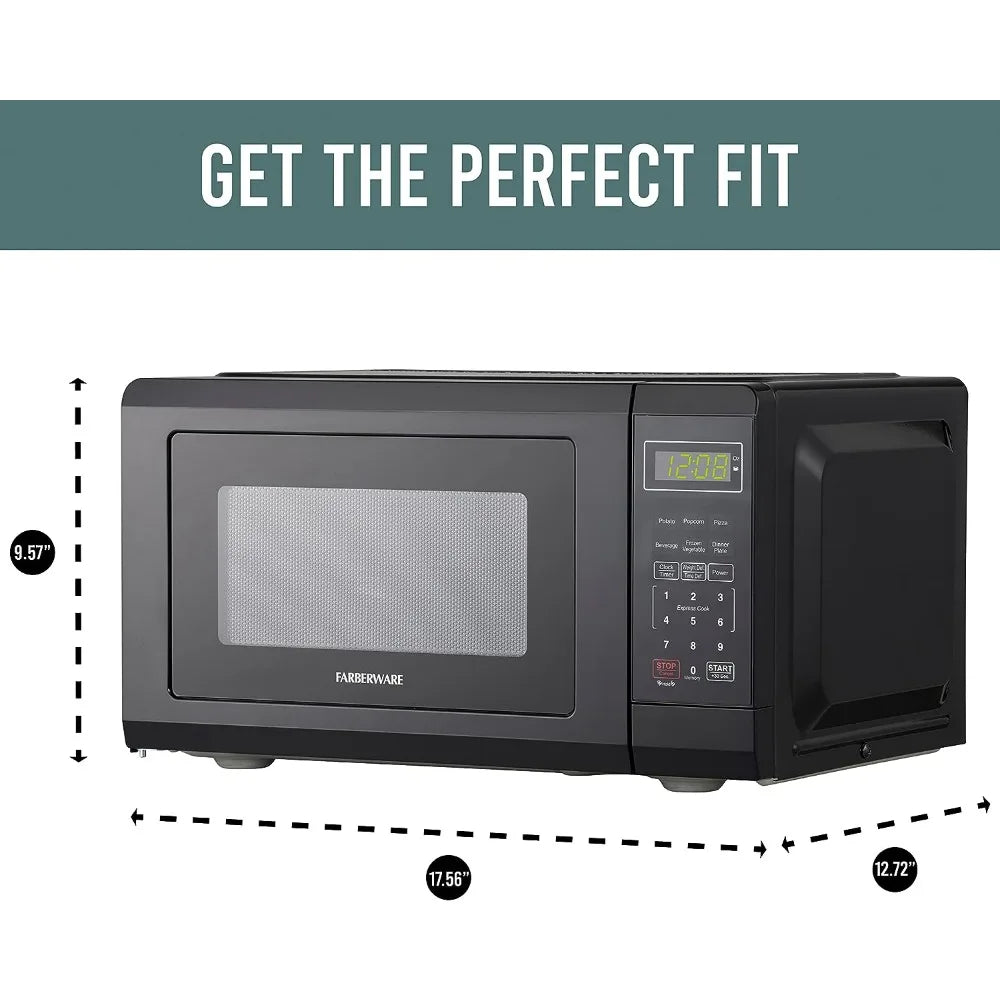 700 Watts, 0.7 cu ft - Microwave Oven