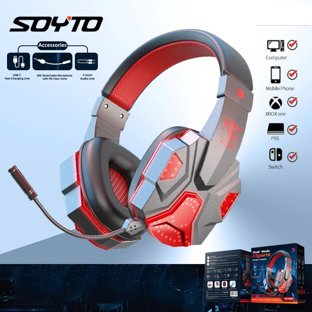 SY-T830 Bluetooth 5.1 Gaming Headset