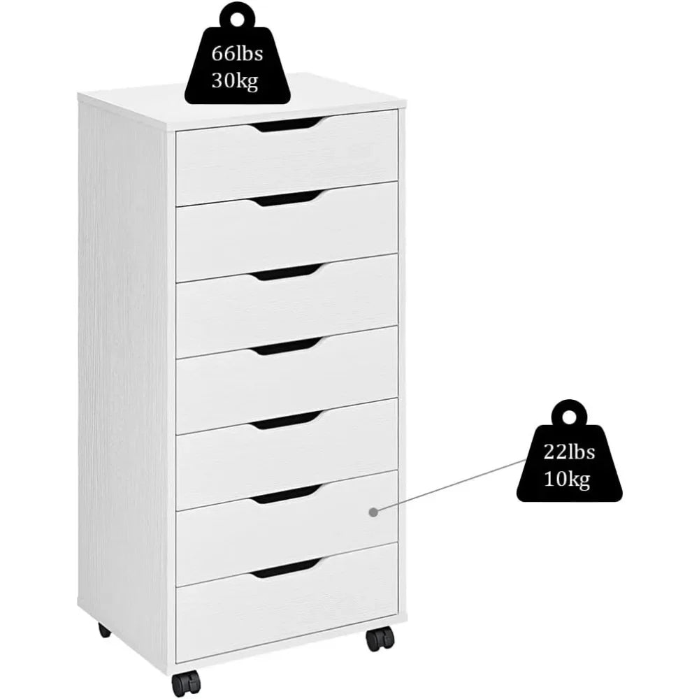 7-Drawer Vanity Desk Dresser