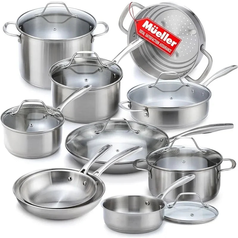 17-Piece Pots and Pans Set