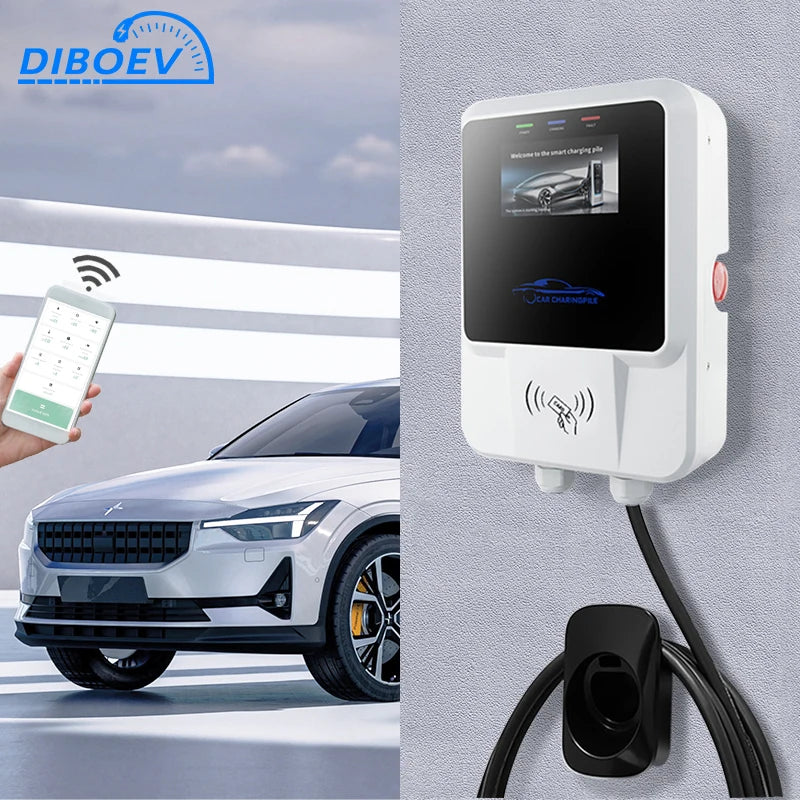 32A 7/11/22KW Electric Vehicle Car Charger