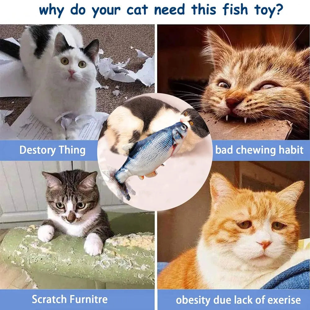 Pet USB Charger Fish Toy
