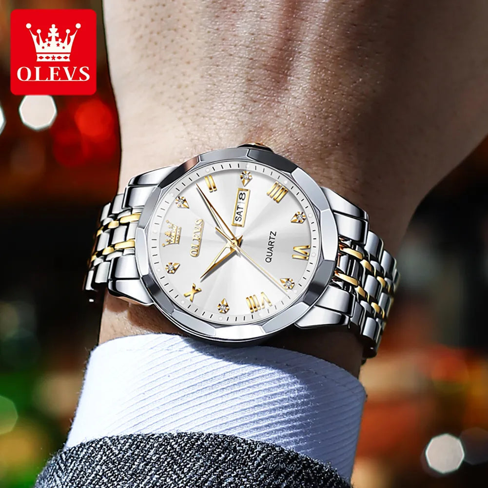 Men's Rhombus Mirror Original Quartz Watch