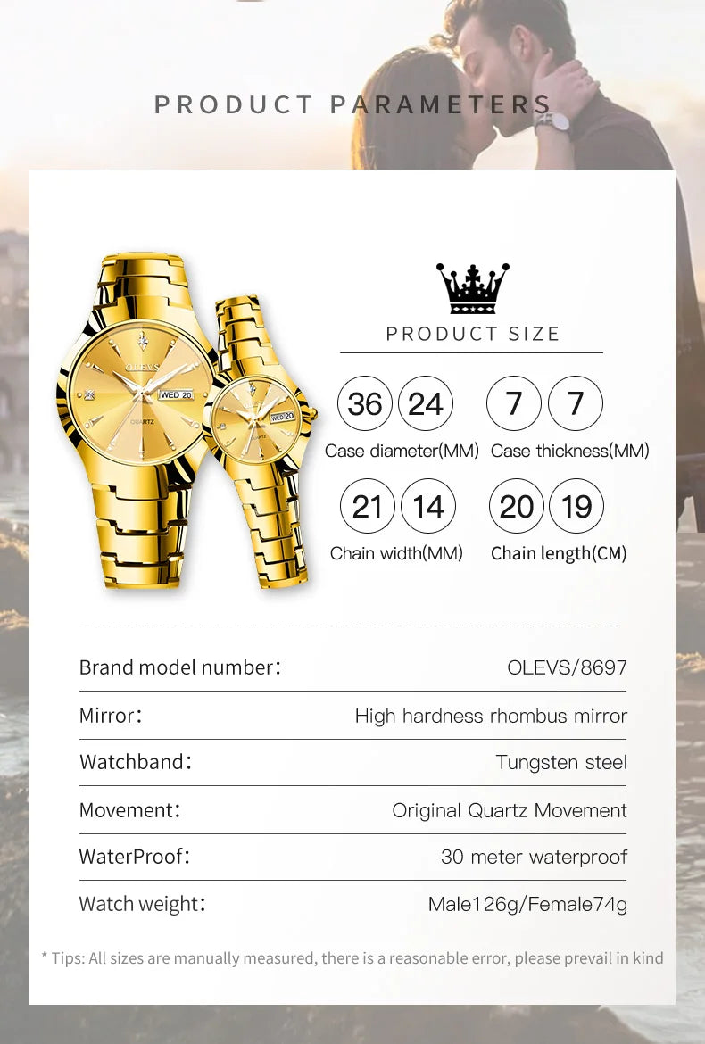 Women Quartz Rhombus Mirror Wristwatch
