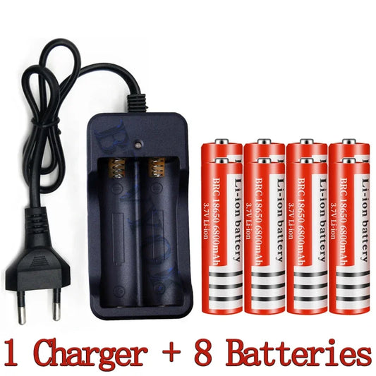 6800mAh 18650 Battery Rechargeable Battery