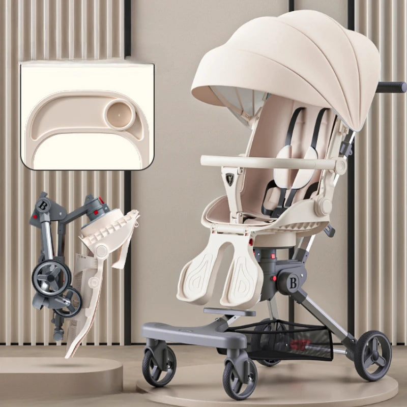 shock absorption lightweight baby stroller