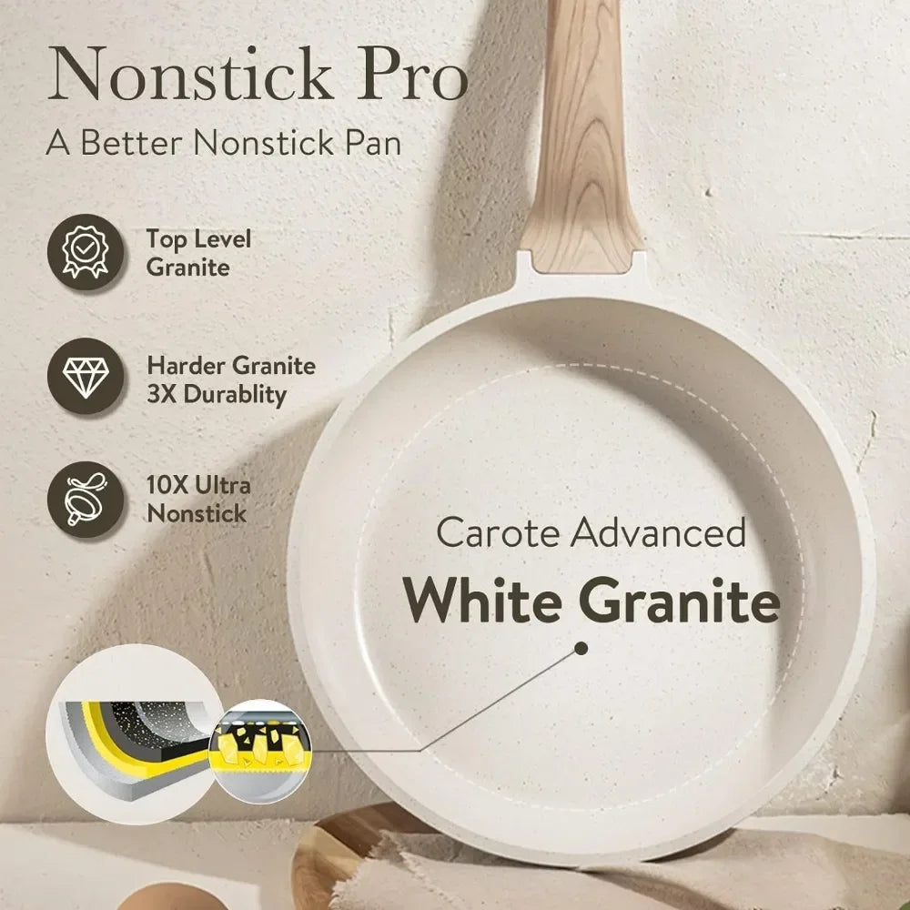 3-7 Nonstick Pots and Pans Set