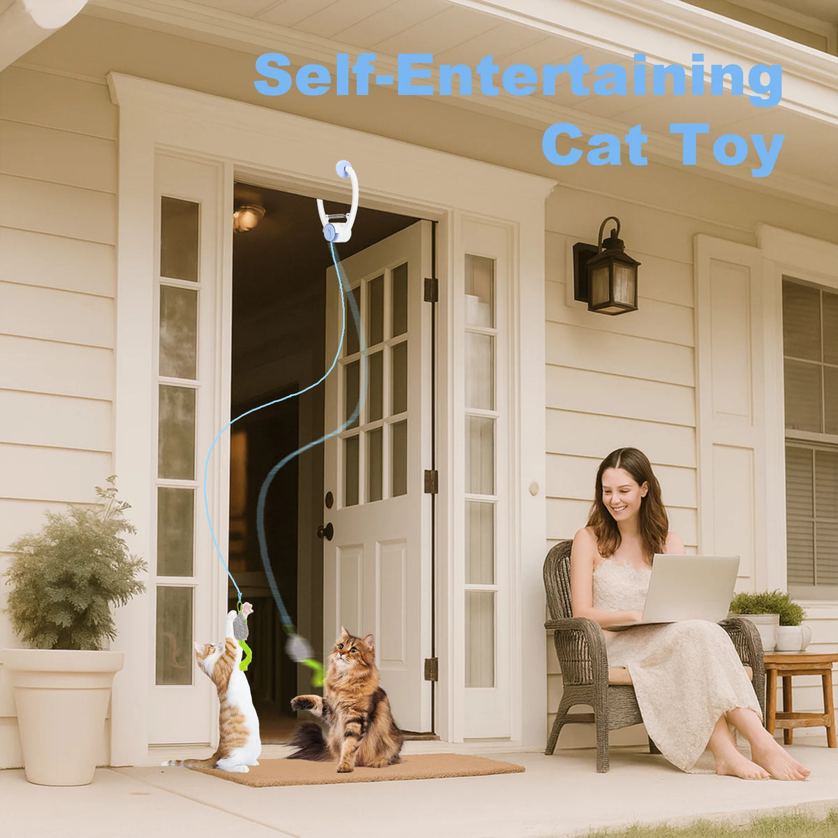 Cat Electric Door Hanging Cat Toy