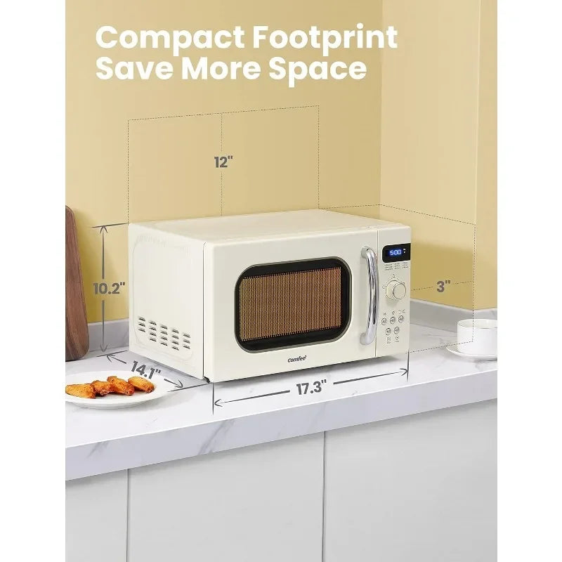 9 Preset Menus Small Microwave Oven