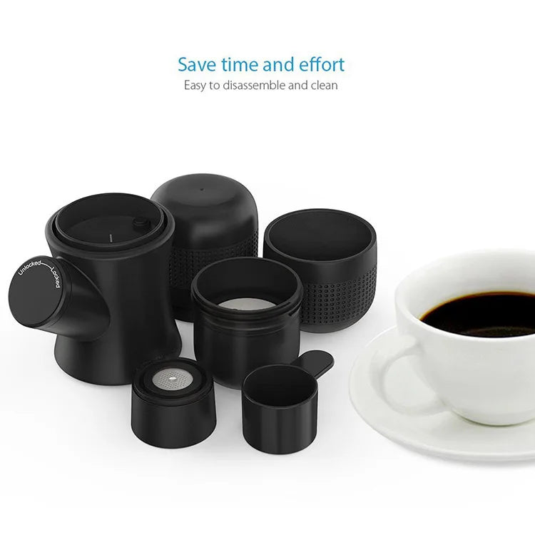 Portable mini Hand pressure coffee machine