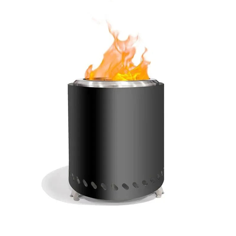 Portable Bonfire Stainless Steel Fire Pit Brazier