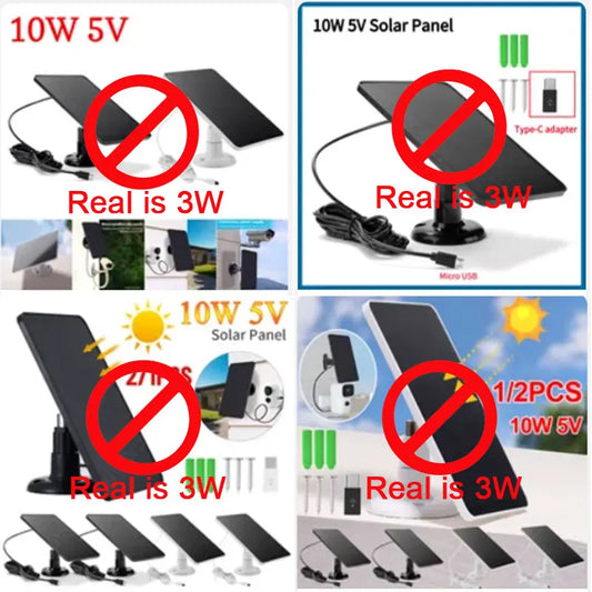 5V 6W Solar Panel For Camera