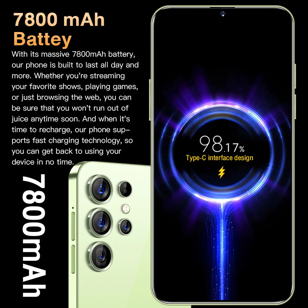 Mobile Phones S25 Ultra 7.3 HD Screen Smart Phone