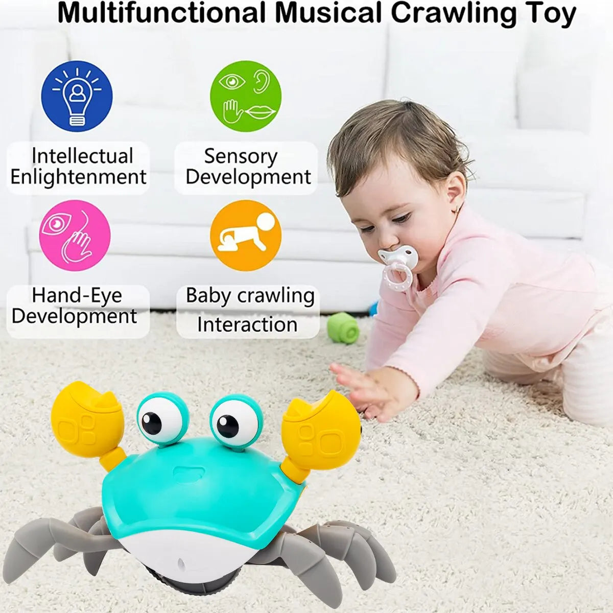 Babies Interactive Crab Toy