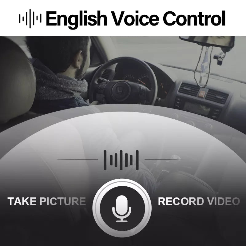 70mai Car DVR 1S APP English Voice Control 7 Dash Cam