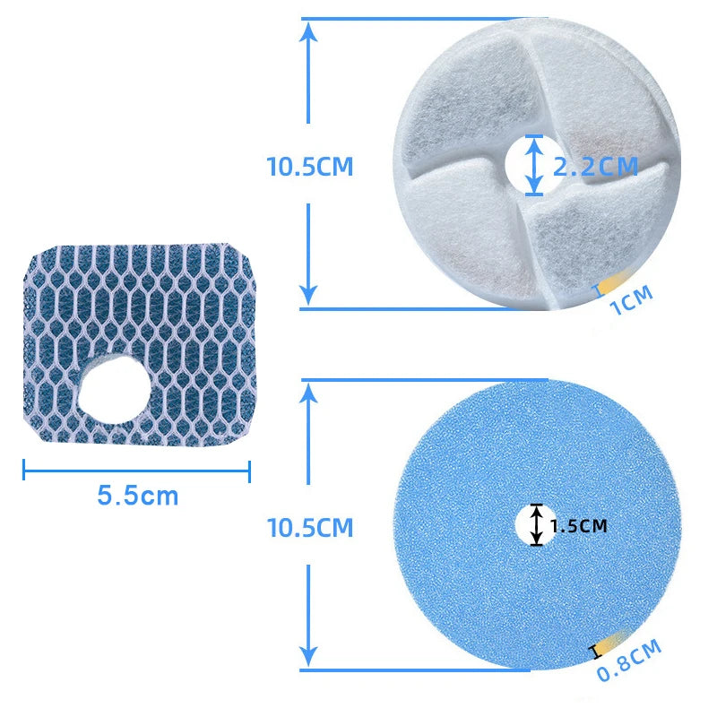 12/4 Sets Replacement Activated Carbon Filter