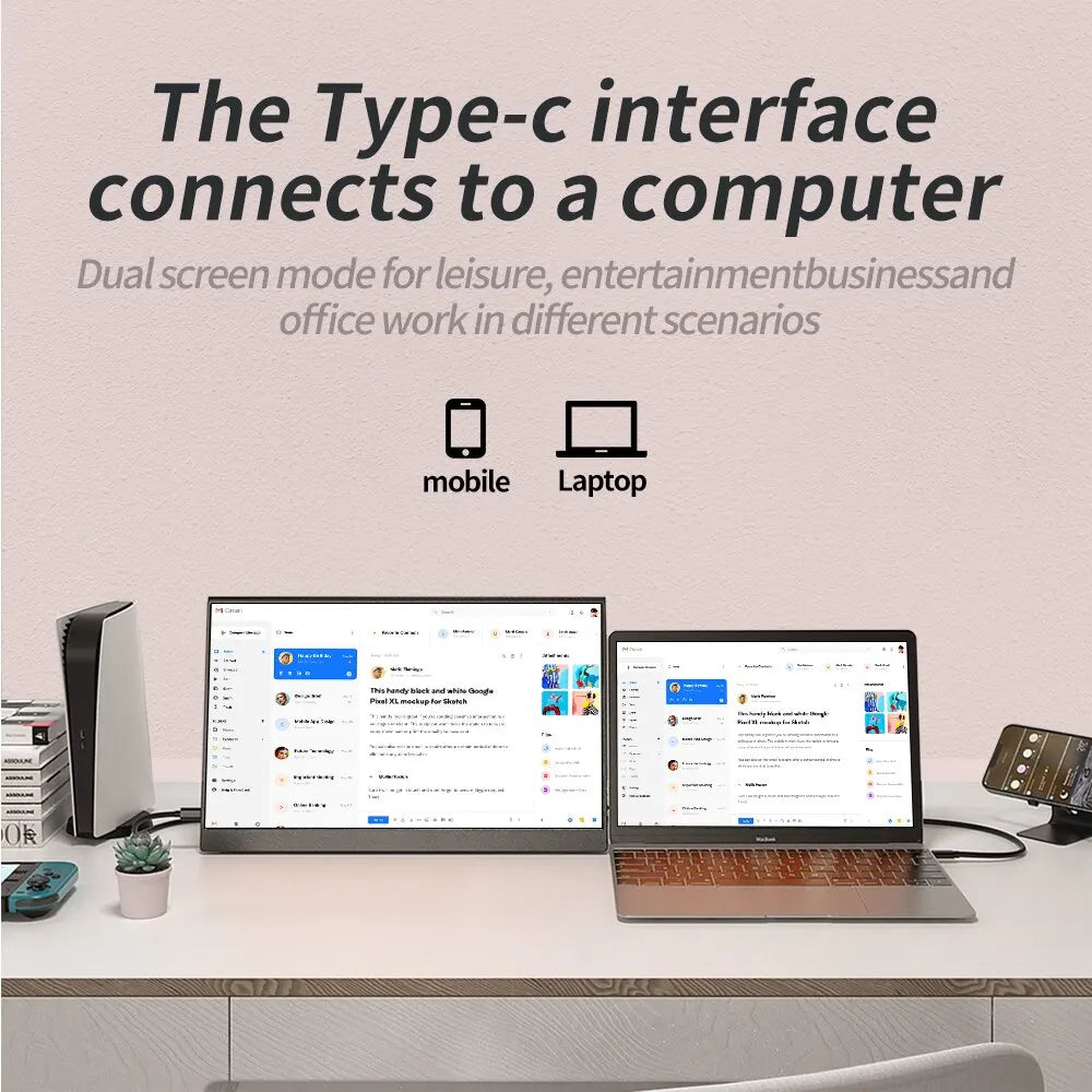15.6 Inch Portable FHD Monitor