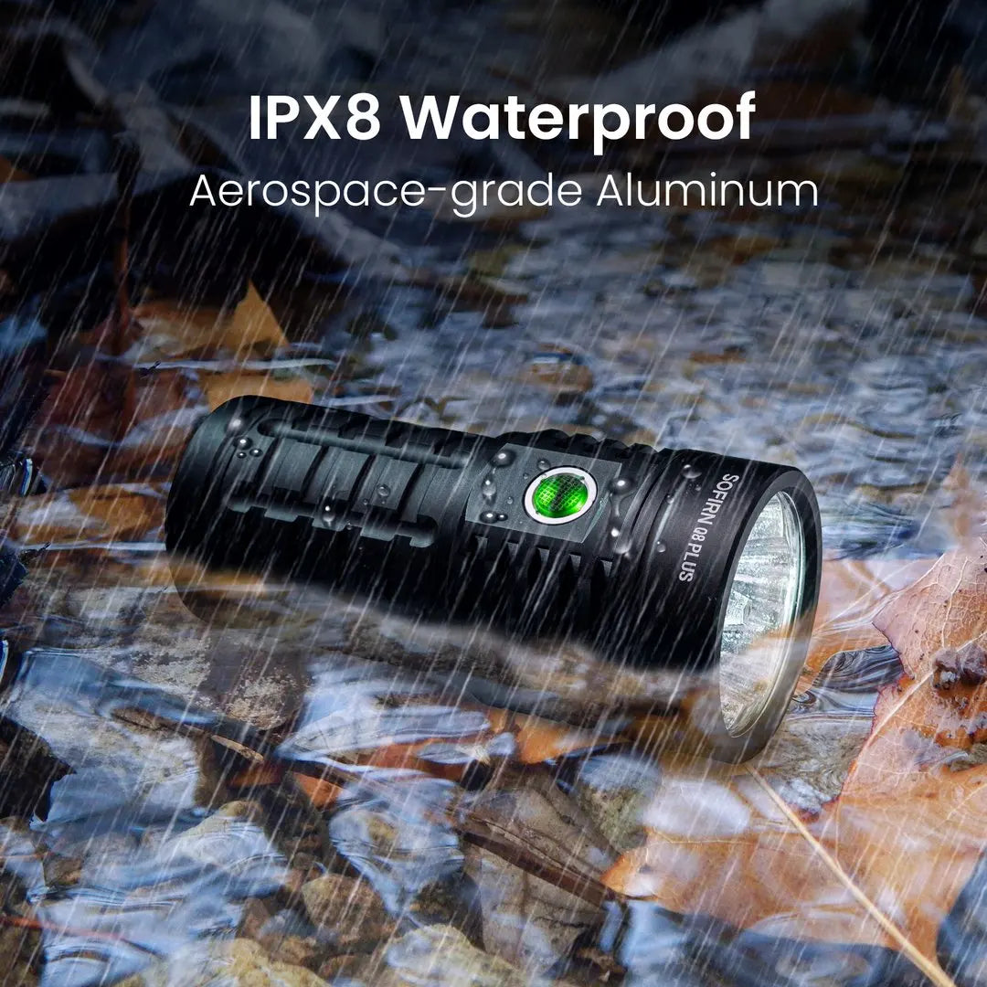 USB C Rechargeable 16000lm Powerful Flashlight
