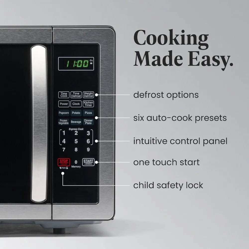 1000 Watts Countertop Microwave