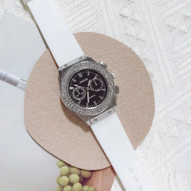 Women Luxurious Brand Casual Diamond Wristwatches