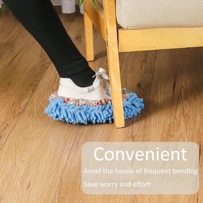 \Multifunction Floor Dust Cleaning Slippers