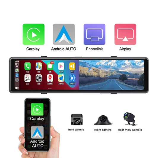 12 Inch Touch Screen Car Rearview GPS Navigator