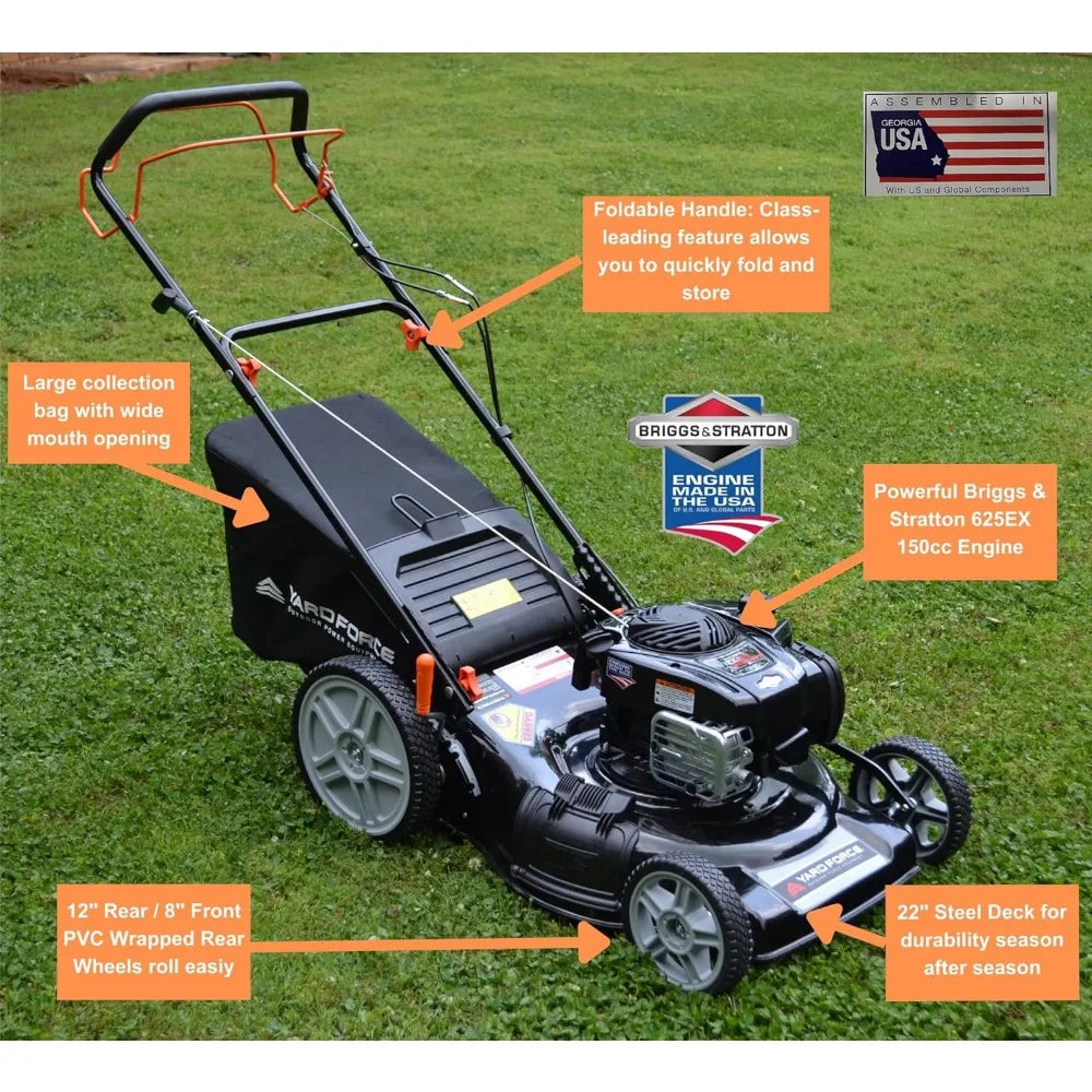 Yard Force 22" Self-Propelled Gas Mower