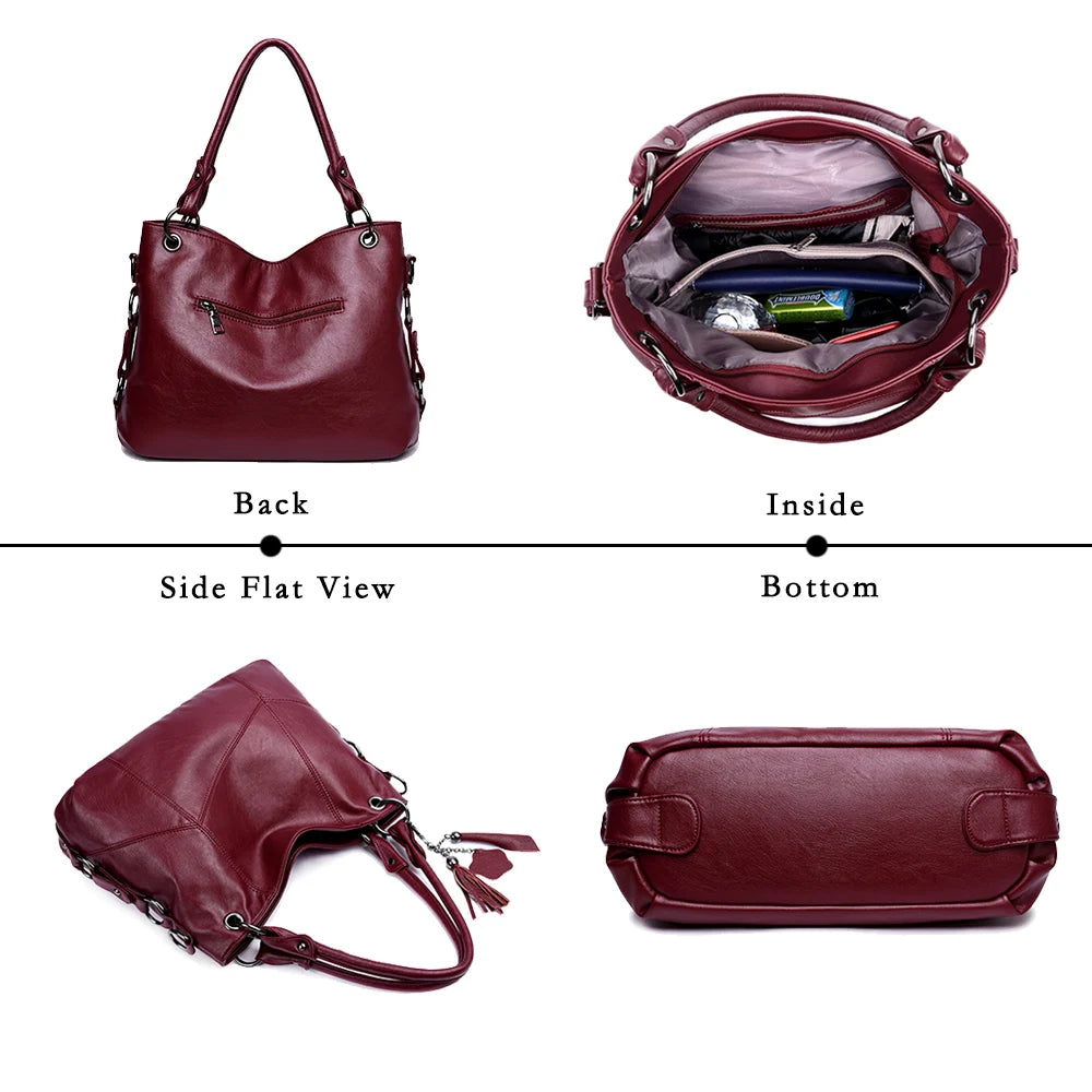 Women Soft Water Leather Handbags