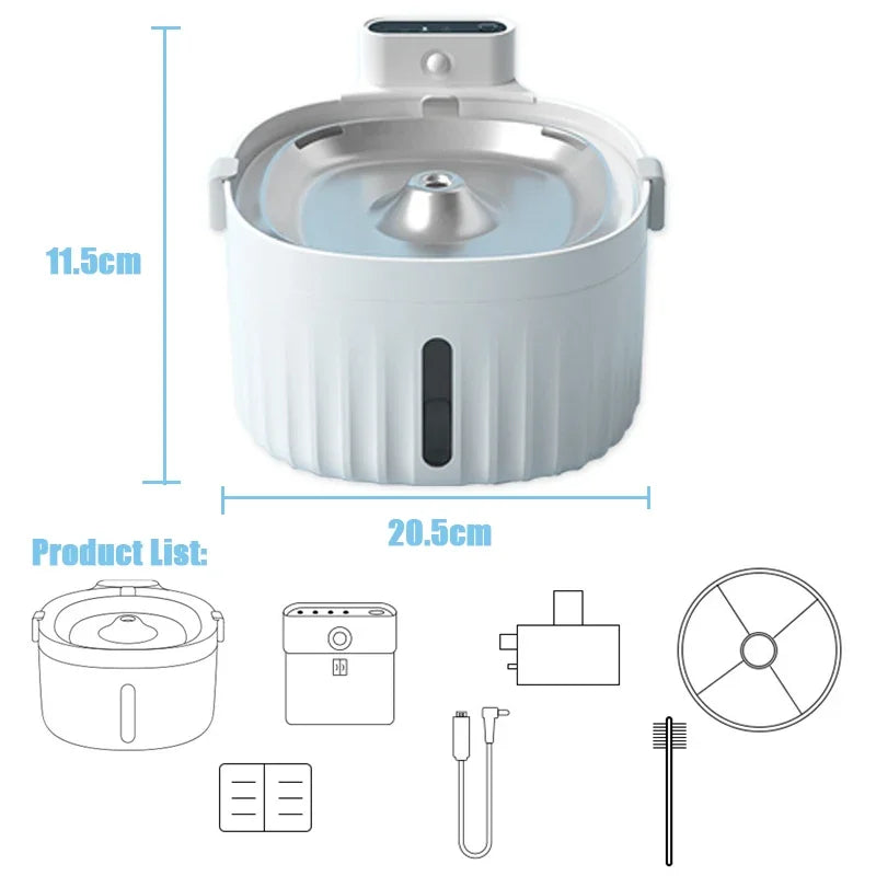 USB cable/Battery Operated Cat Water Fountain