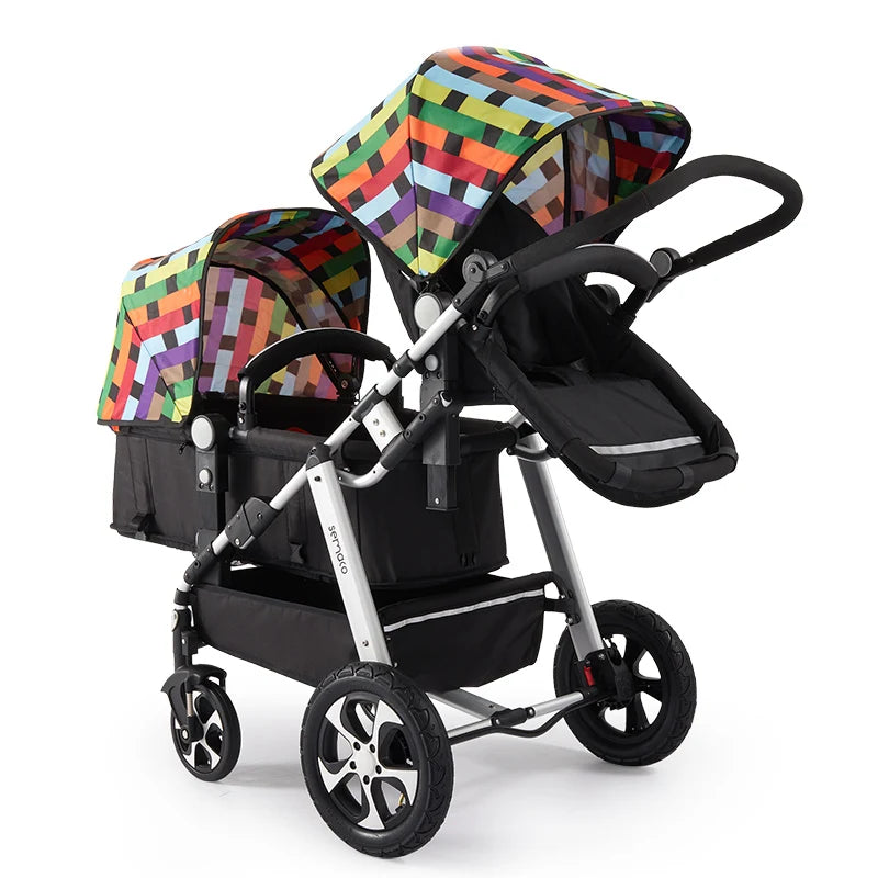 folding twin baby stroller