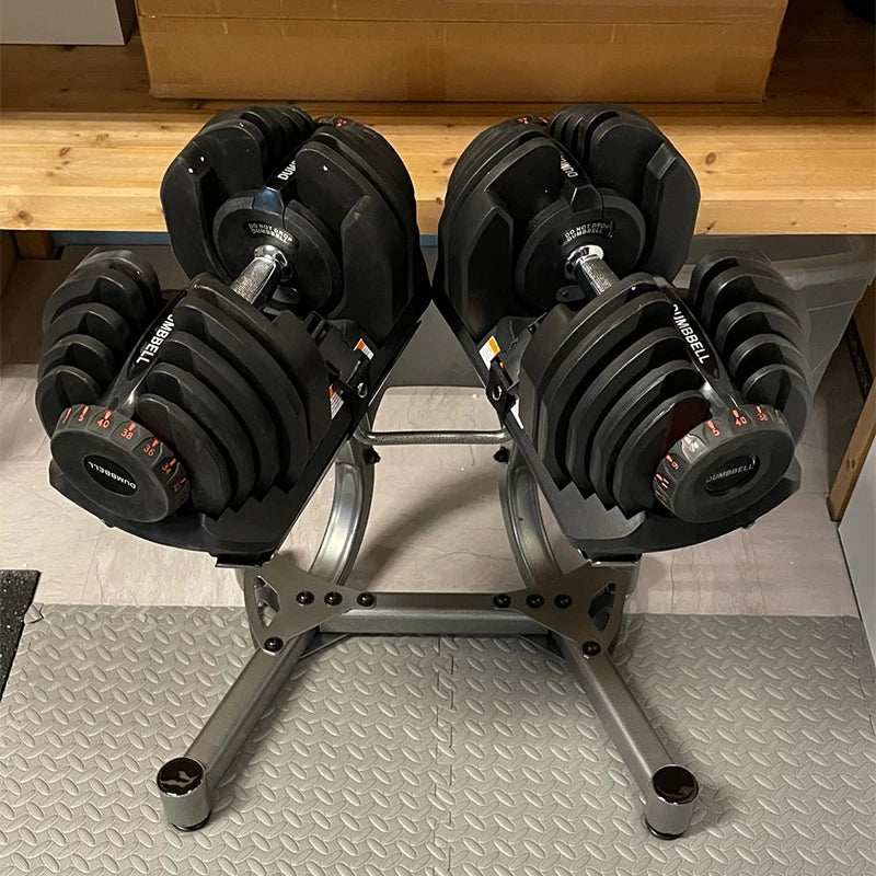 40kg*2=80kg+ Stand Dumbbell Set