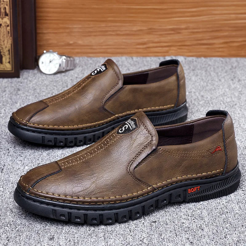 Genuine Leather Men Casual Shoes