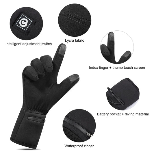 Heated USB Winter Gloves