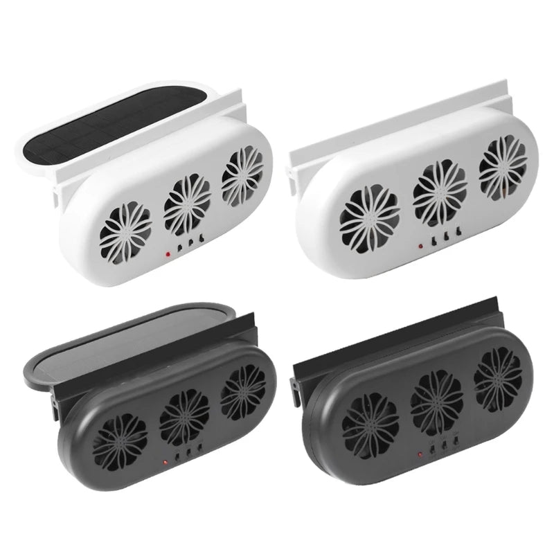Solar Car Window Fan