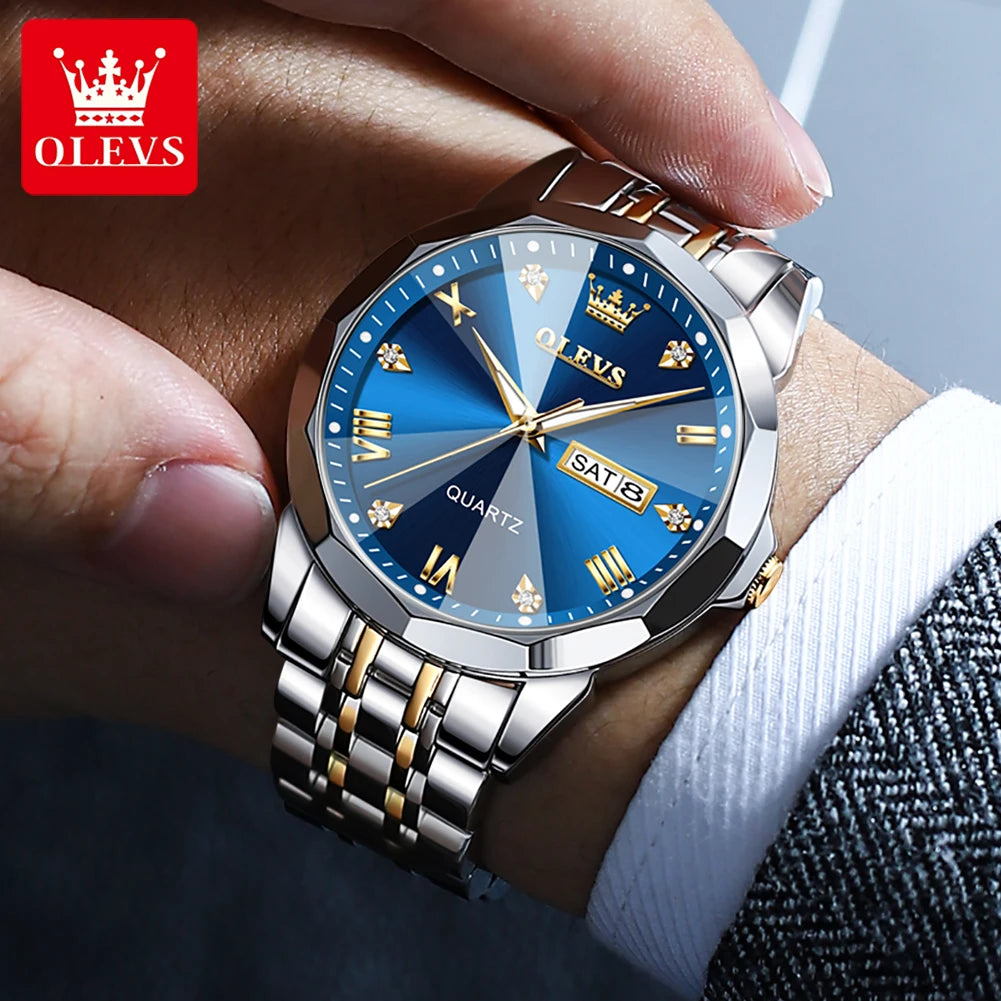 Men's Rhombus Mirror Original Quartz Watch