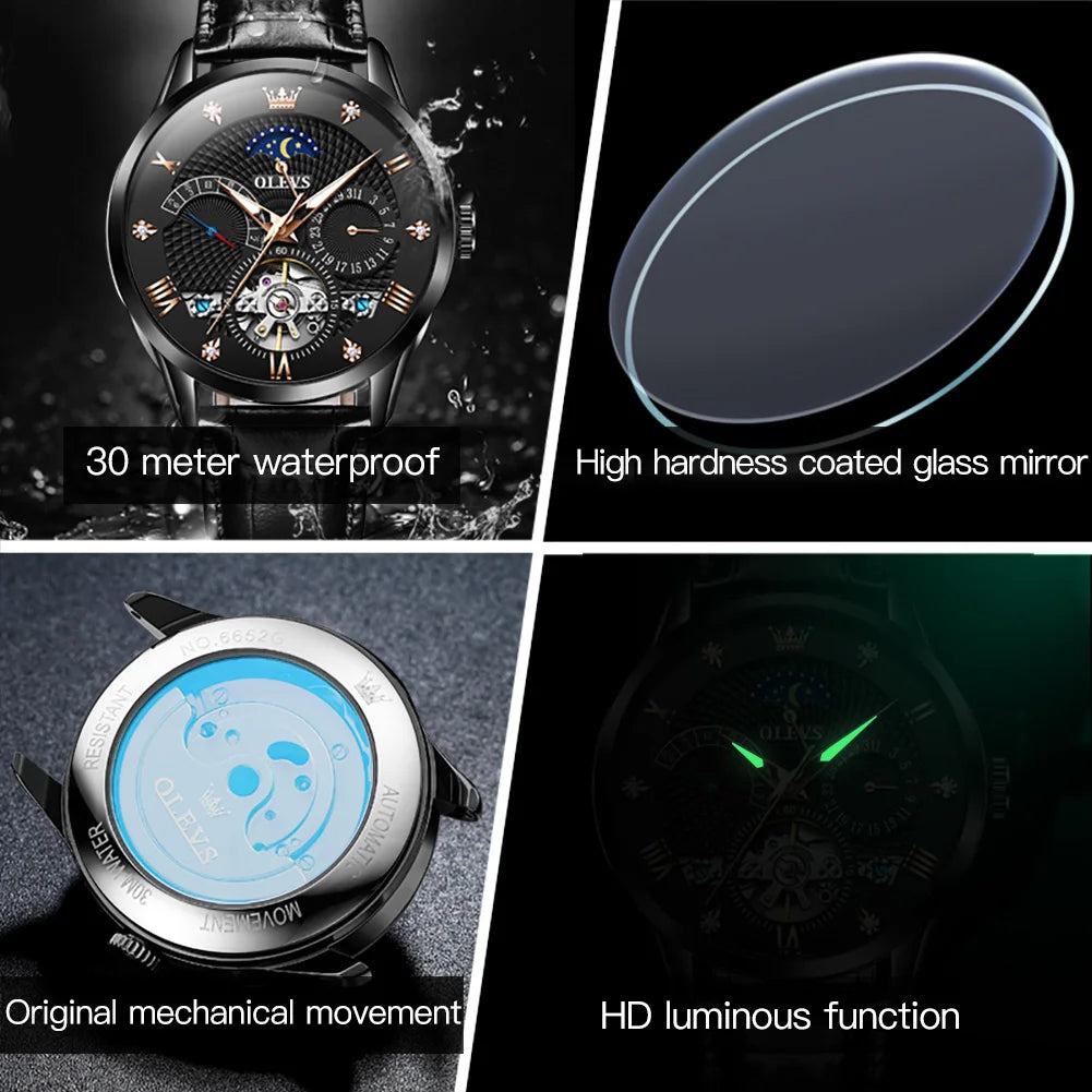 Business Skeleton Wristwatch